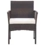 Garden armchairs with cushions 2 units brown synthetic rattan by vidaXL, Garden chairs - Ref: Foro24-46439, Price: 110,23 €, ...