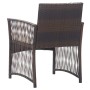 Gartensessel mit Kissen 2 Einheiten braunes synthetisches Rattan von vidaXL, Gartenstühle - Ref: Foro24-46439, Preis: 115,07 ...