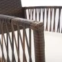 Garden armchairs with cushions 2 units brown synthetic rattan by vidaXL, Garden chairs - Ref: Foro24-46439, Price: 110,23 €, ...