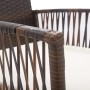 Gartensessel mit Kissen 2 Einheiten braunes synthetisches Rattan von vidaXL, Gartenstühle - Ref: Foro24-46439, Preis: 115,07 ...