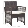 Garden armchairs with cushions 2 units brown synthetic rattan by vidaXL, Garden chairs - Ref: Foro24-46439, Price: 110,23 €, ...