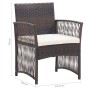 Gartensessel mit Kissen 2 Einheiten braunes synthetisches Rattan von vidaXL, Gartenstühle - Ref: Foro24-46439, Preis: 115,07 ...