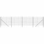 Cerca de alambre de acero galvanizado gris antracita 2,2x10 m