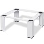 Weißer Waschmaschinenständer von vidaXL, Zubehör für Waschmaschinen und Trockner - Ref: Foro24-50447, Preis: 44,58 €, Rabatt: %