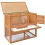 Small animal house hutch cage 1 wooden door by vidaXL, Cages and habitats for small animals - Ref: Foro24-170158, Price: 122,...