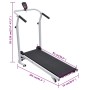 Mini faltbares schwarzes Gehband 93x36 cm von vidaXL, Laufbänder - Ref: Foro24-90884, Preis: 203,58 €, Rabatt: %