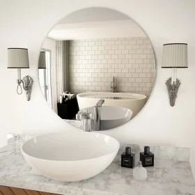 Round wall mirror, glass, 70 cm by vidaXL, Mirrors - Ref: Foro24-245705, Price: 45,90 €, Discount: %