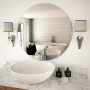 Espejo de pared redondo vidrio 70 cm de vidaXL, Espejos - Ref: Foro24-245705, Precio: 46,62 €, Descuento: %