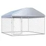 Außenzwinger mit Dach 200x200x135 cm von vidaXL, Hundehütten und Zäune - Ref: Foro24-144493, Preis: 192,03 €, Rabatt: %