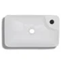 Keramikspüle mit Hahnloch und weißem Abfluss von vidaXL, Sinkt - Ref: Foro24-141934, Preis: 67,18 €, Rabatt: %