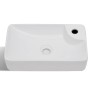 Keramikspüle mit Hahnloch und weißem Abfluss von vidaXL, Sinkt - Ref: Foro24-141934, Preis: 68,35 €, Rabatt: %