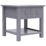 Side table made of gray Paulownia wood 40x40x40 cm by vidaXL, Side tables - Ref: Foro24-284069, Price: 39,80 €, Discount: %