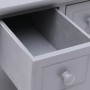 Side table made of gray Paulownia wood 40x40x40 cm by vidaXL, Side tables - Ref: Foro24-284069, Price: 39,80 €, Discount: %