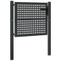 Anthrazitgraues Gartentor aus Stahl 105x125 cm von vidaXL, Gartentore - Ref: Foro24-154559, Preis: 151,20 €, Rabatt: %