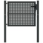Anthrazitgraues Gartentor aus Stahl 105x125 cm von vidaXL, Gartentore - Ref: Foro24-154559, Preis: 154,73 €, Rabatt: %
