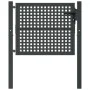 Anthrazitgraues Gartentor aus Stahl 105x125 cm von vidaXL, Gartentore - Ref: Foro24-154559, Preis: 151,20 €, Rabatt: %