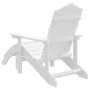 Adirondack-Gartenstuhl mit weißer HDPE-Fußstütze von vidaXL, Gartenstühle - Ref: Foro24-318645, Preis: 190,14 €, Rabatt: %