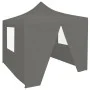 Carpa plegable profesional 4 paredes acero gris antracita 2x2 m de vidaXL, Carpas y cenadores - Ref: Foro24-48885, Precio: 11...