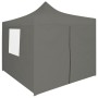 Professionelles Faltzelt 4 Wände anthrazitgrauer Stahl 2x2 m von vidaXL, Zelte und Pavillons - Ref: Foro24-48885, Preis: 114,...