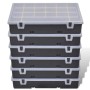 Tower of 6 tool boxes, by vidaXL, Toolboxes - Ref: Foro24-140908, Price: 75,35 €, Discount: %
