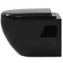 Wandtoilette aus schwarzer Keramik von vidaXL, Badezimmer - Ref: Foro24-143023, Preis: 173,51 €, Rabatt: %