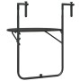 Mesa balcón colgante plástico aspecto ratán marrón 60x64x83,5cm de vidaXL, Mesas de jardín - Ref: Foro24-47895, Precio: 48,45...