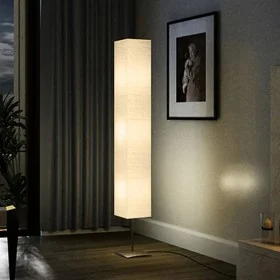 Floor lamp with beige 170 cm steel stand by vidaXL, Lamps - Ref: Foro24-60262, Price: 43,26 €, Discount: %