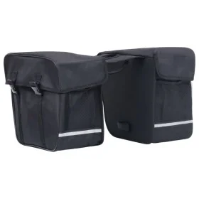 Double bag for bicycle, waterproof pannier, 35 L, black by vidaXL, Bicycle bags and suitcases - Ref: Foro24-93250, Price: 37,...