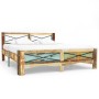 Recycled solid wood bed frame 160x200 cm by vidaXL, Beds and slatted bases - Ref: Foro24-247667, Price: 370,48 €, Discount: %