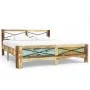 Recycled solid wood bed frame 160x200 cm by vidaXL, Beds and slatted bases - Ref: Foro24-247667, Price: 364,31 €, Discount: %