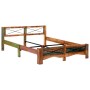 Recycled solid wood bed frame 160x200 cm by vidaXL, Beds and slatted bases - Ref: Foro24-247667, Price: 370,48 €, Discount: %