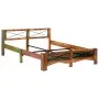 Recycled solid wood bed frame 160x200 cm by vidaXL, Beds and slatted bases - Ref: Foro24-247667, Price: 364,31 €, Discount: %