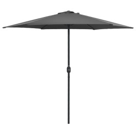 Anthracite gray aluminum pole garden umbrella 270x246 cm by vidaXL, Umbrellas - Ref: Foro24-47346, Price: 52,33 €, Discount: %