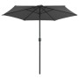 Anthrazitgrauer Gartenschirm mit Aluminiumstange, 270 x 246 cm von vidaXL, Sonnenschirme - Ref: Foro24-47346, Preis: 52,33 €,...