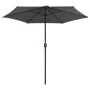 Anthrazitgrauer Gartenschirm mit Aluminiumstange, 270 x 246 cm von vidaXL, Sonnenschirme - Ref: Foro24-47346, Preis: 51,39 €,...