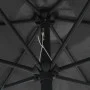 Anthracite gray aluminum pole garden umbrella 270x246 cm by vidaXL, Umbrellas - Ref: Foro24-47346, Price: 52,33 €, Discount: %