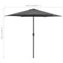 Anthrazitgrauer Gartenschirm mit Aluminiumstange, 270 x 246 cm von vidaXL, Sonnenschirme - Ref: Foro24-47346, Preis: 51,39 €,...