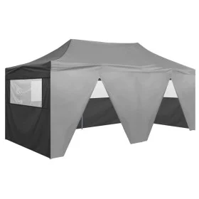 Professional folding tent with 4 anthracite steel walls 3x6 m by vidaXL, Tents and gazebos - Ref: Foro24-48867, Price: 254,35...