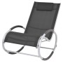 Black Textilene Garden Rocking Chair by vidaXL, Garden chairs - Ref: Foro24-47781, Price: 128,25 €, Discount: %