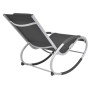 Schwarzer Textilene-Gartenschaukelstuhl von vidaXL, Gartenstühle - Ref: Foro24-47781, Preis: 128,25 €, Rabatt: %