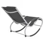 Schwarzer Textilene-Gartenschaukelstuhl von vidaXL, Gartenstühle - Ref: Foro24-47781, Preis: 125,60 €, Rabatt: %