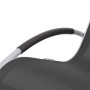 Silla mecedora de jardín de textilene negro de vidaXL, Sillas de jardín - Ref: Foro24-47781, Precio: 128,25 €