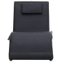 Diván de masaje con almohada de cuero sintético negro by vidaXL, Daybeds - Ref: Foro24-281284, Price: 222,26 €, Discount: %