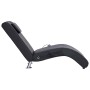 Diván de masaje con almohada de cuero sintético negro by vidaXL, Daybeds - Ref: Foro24-281284, Price: 243,80 €, Discount: %