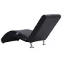 Diván de masaje con almohada de cuero sintético negro by vidaXL, Daybeds - Ref: Foro24-281284, Price: 222,26 €, Discount: %
