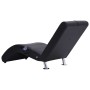 Diván de masaje con almohada de cuero sintético negro by vidaXL, Daybeds - Ref: Foro24-281284, Price: 243,80 €, Discount: %
