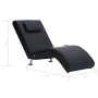 Diván de masaje con almohada de cuero sintético negro by vidaXL, Daybeds - Ref: Foro24-281284, Price: 243,80 €, Discount: %