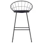 Kitchen bar stool 2 units black synthetic leather by vidaXL, Kitchen stools - Ref: Foro24-247276, Price: 134,93 €, Discount: %