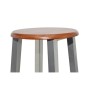 Taburetes de cocina 2 unidades de acero con asiento MDF de vidaXL, Taburetes de cocina - Ref: Foro24-60562, Precio: 75,31 €, ...