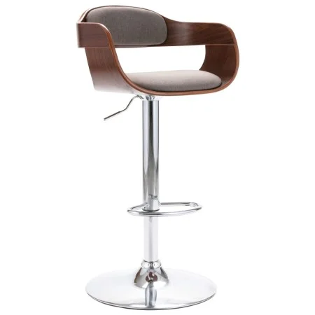 Küchenhocker aus Sperrholz und taupegrauem Stoff von vidaXL, Küchenhocker - Ref: Foro24-287408, Preis: 144,06 €, Rabatt: %